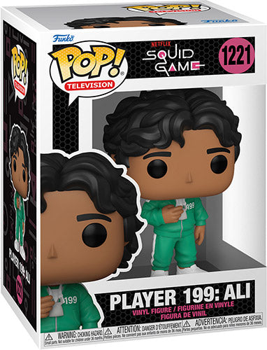 Funko Pop Player 99 Ali #1221 Squid Game - Giocatore Gentile Tuta Verde
