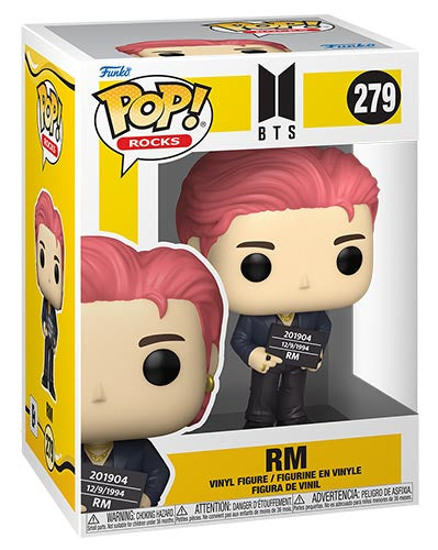 Funko Pop RM #279 BTS - Leader Rapper Namjoon K-Pop Bangtan Boys