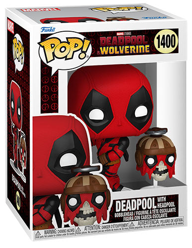 Funko Pop Deadpool with Headpool #1400 Marvel - Mercenario Chiacchierone