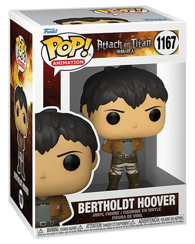 Funko Pop Bertholdt Hoover #1167 Attack on Titan - Possessore Gigante Colossale Devastante