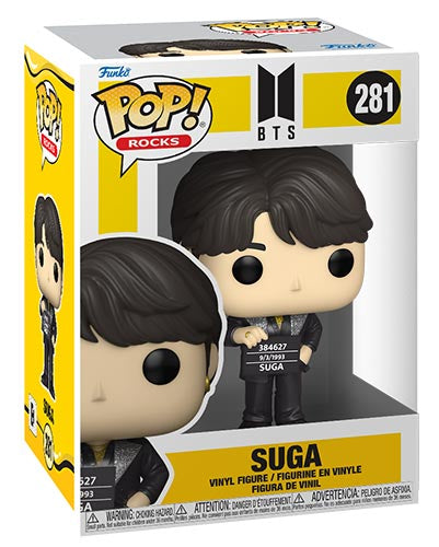 Funko Pop Suga #281 BTS - Rapper Produttore Min Yoongi K-Pop