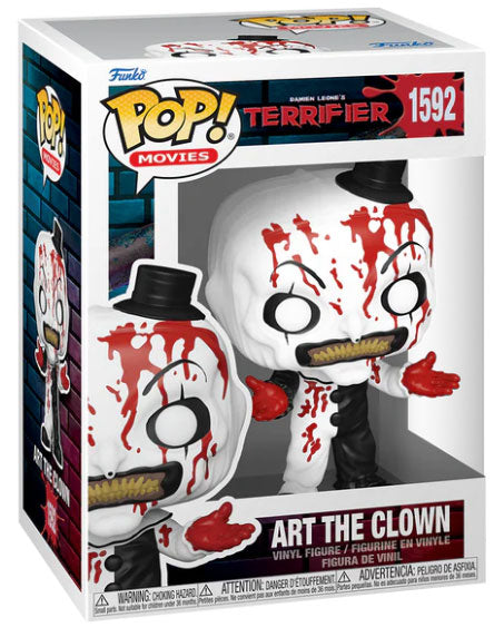 funko pop art the clown 1592 terrifier (horror)