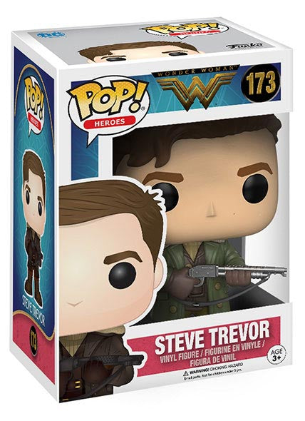 Funko Pop Steve Trevor #173 Wonder Woman - Pilota Coraggioso Chris Pine