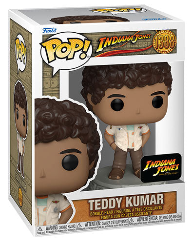 Funko Pop Teddy Kumar #1388 Indiana Jones - Giovane Esploratore Avventuriero