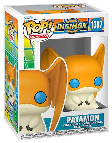 Funko Pop Patamon #1387 Digimon - Partner T.K. Angemon Evoluzione