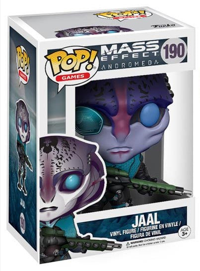 Funko Pop Jaal #190 Mass Effect - Guerriero Angara Resistenza Andromeda