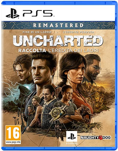 Uncharted Raccolta L'Eredità dei Ladri Remastered PlayStation 5 - Nathan Drake Chloe Frazer