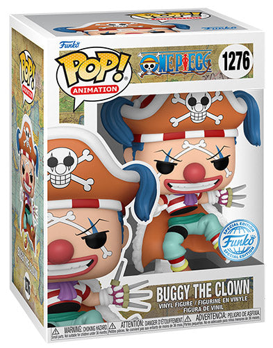Funko Pop Buggy #1276 One Piece - Clown Geniale Naso Rosso Pirata