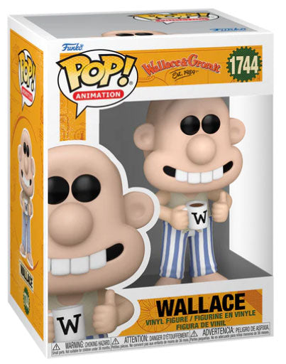 Funko Pop! Wallace #1744 - Wallace & Gromit - Figura da Collezione