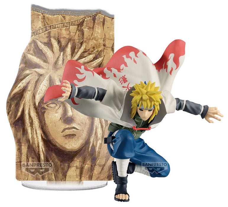 Figure Minato Namikaze Naruto Banpresto - Quarto Hokage Lampo Giallo