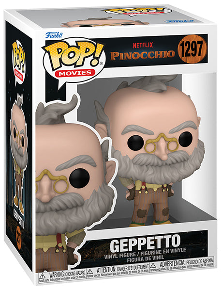 Funko Pop Geppetto #1297 Pinocchio netflix - Falegname Creatore Padre