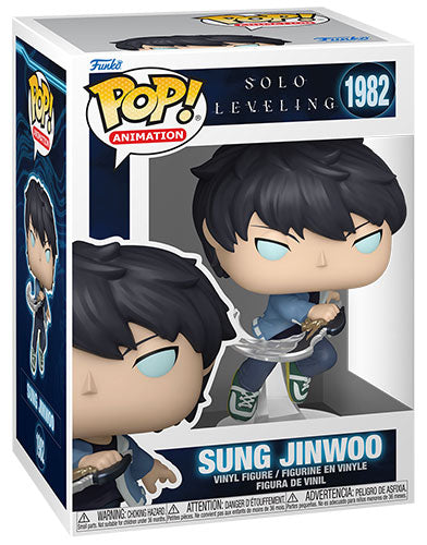 Funko Pop Sung Jinwoo #1982 Solo Leveling - Shadow Monarch Hunter