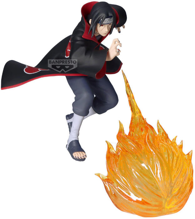 Figure Itachi Uchiha Naruto Banpresto - Maestro Sharingan Arte del Fuoco