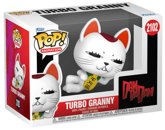Funko Pop! Turbo Nonna Gatto #2102 - Dandadan - Figura da Collezione
